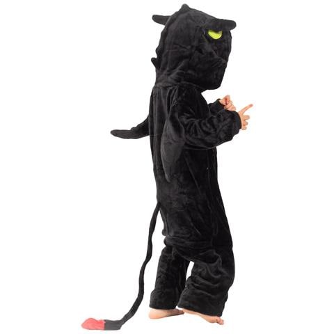 Pigiama Per Bambini Kigurumi Onesie Sdentato Drago Nero 115-125 - Foto 2