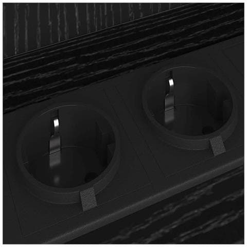 Armadio da Notte 2 pcs Rovere nero 38 x 31 x 61 cm - Foto 9