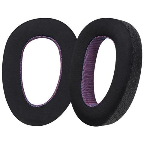 Cuscinetti Di Ricambio Compatibili Con Cuffie Epos H3 & H3pro Hybrid - Cuscinetti Auricolari Ice-feeling (nero Viola) - Foto 1