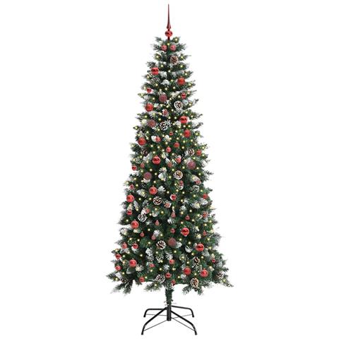 Albero di Natale artificiale con 300 LED Verde 210 cm - Foto 2