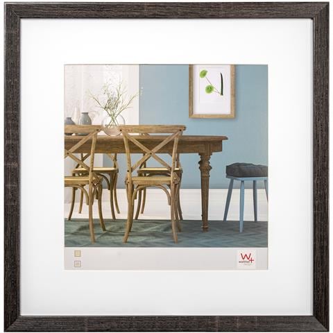 Fiorito Struttura In Legno 40x40 Cm, Grigio Scuro - Foto 1