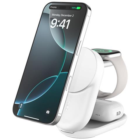 Qi2 Fitness tracker, Cuffie, Smartphone, Orologio intelligente Bianco USB Carica wireless Ricarica rapida Interno - Foto 1