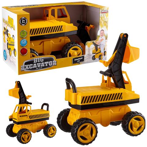Escavatore-caricatore cavalcabile grande pala mobile 50kg giocattolo - Foto 4