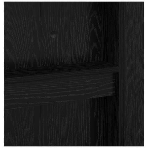 Struttura letto a castello con scrivania Rovere Nero - Foto 9