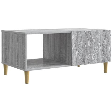 Tavolino da salotto Sonoma grigio 90 x 50 x 40 cm - Foto 1