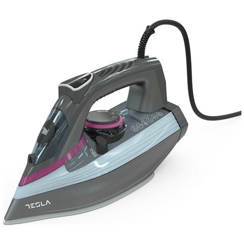 IR400GP ferro da stiro Ferro da stiro a secco e a vapore Piastra in Ceramica 3100 W Grigio, Viola - Foto 1