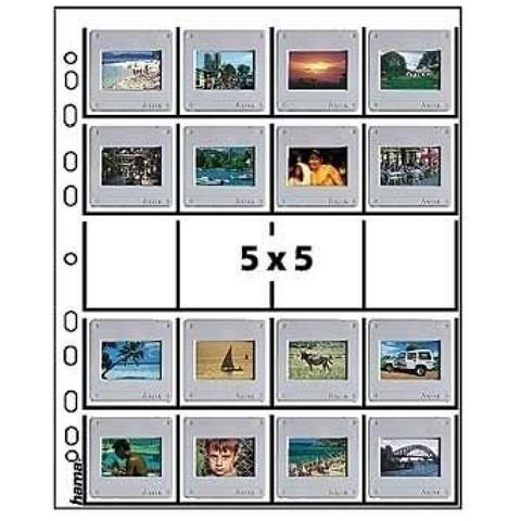 Fogli per archivio diapositive 5x5 - 25 pz. - Foto 2