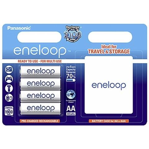 1x4 Panasonic Mignon AA 1900 mAh + Battery Case - Europa - Foto 2