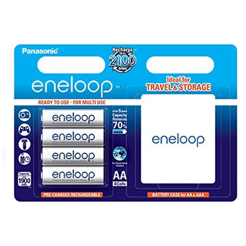 1x4 Panasonic Mignon AA 1900 mAh + Battery Case - Europa - Foto 1