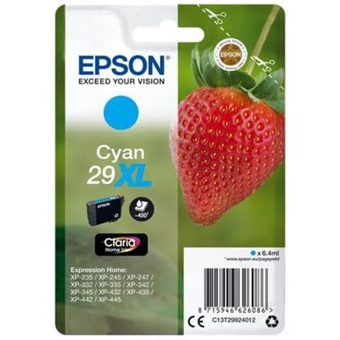 Strawberry Cartuccia Fragole Ciano Inchiostri Claria Home 29XL - Foto 1