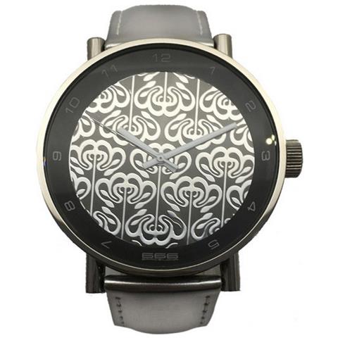 666Barcelona Orologio Analogico Quarzo Unisex Adulto con Cinturino in Pelle 666-200 - Foto 1
