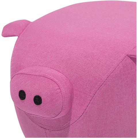 Pouf In Tessuto Rosa Piggy - Foto 27