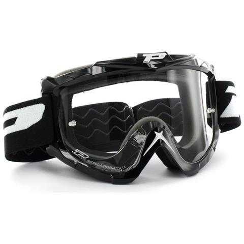 Maschera 3301 Nera Lente Trasparente - Foto 1