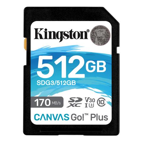 Scheda SDXC Canvas Go! Plus 512 GB UHS-I di Classe 10 Velocità 170 MB / s in lettura - Foto 1