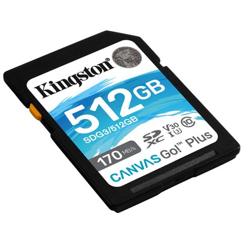 Scheda SDXC Canvas Go! Plus 512 GB UHS-I di Classe 10 Velocità 170 MB / s in lettura - Foto 2