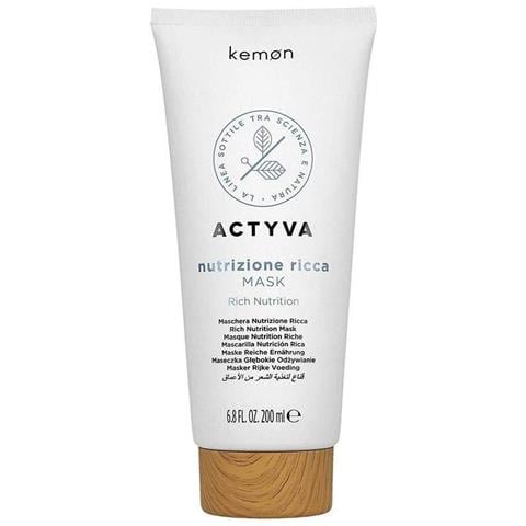 Actyva Maschera Trattamento Nutriente E Volumizzante Per Capelli Secchi - Foto 1