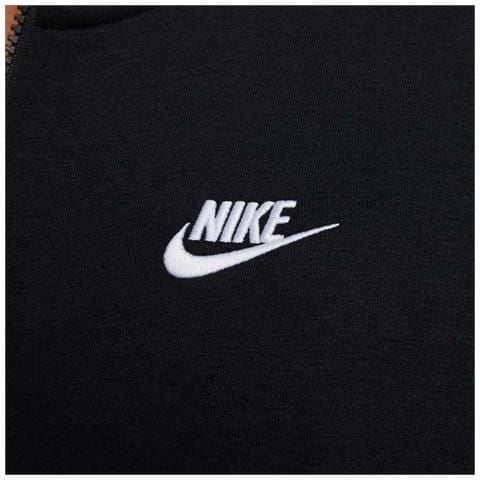 Felpa Da Uomo Con Cappuccio E Full Zip Club Fleece Nera Taglia Xl Codice Bv2645-010 - Foto 2