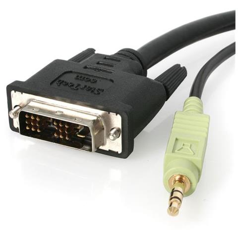 6 ft. DVI-D Single Link Display Cable w / Audio 1.82m Nero cavo DVI - Foto 1