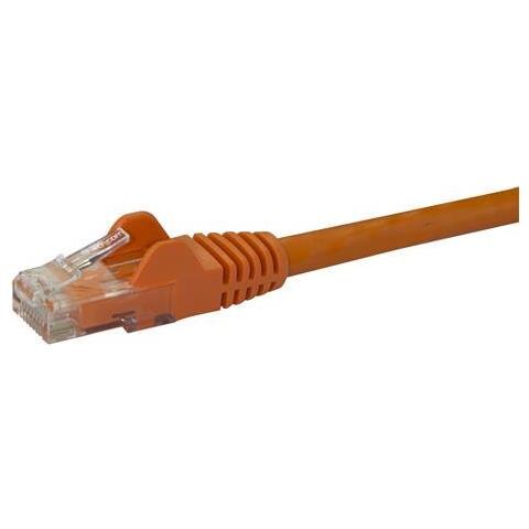 Cavo di Rete Arancio da 0,5m Cat6 UTP Ethernet Gigabit RJ45 Antigroviglio - 50cm - Foto 2