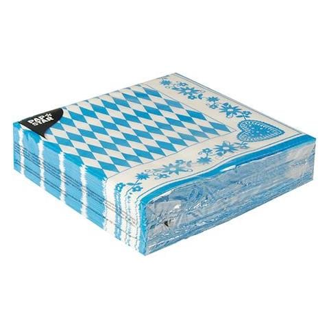 84489 tovagliolo di carta Carta velina Blu, Bianco 50 pz - Foto 2
