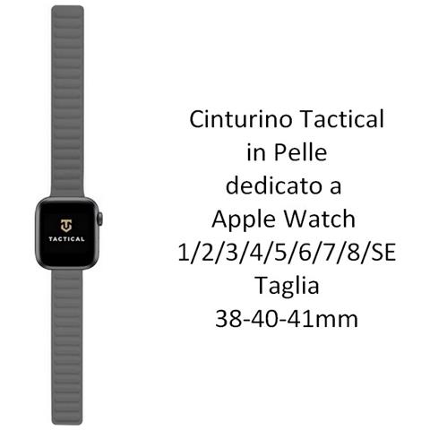Cinturino 725 Originale Loop Leather Per Apple Watch 1-2-3-4-5-6-7-se 38 40 41mm Grey - Foto 2