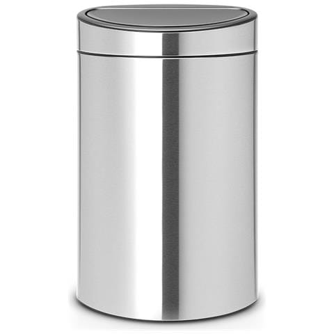 114809 bidone per la spazzatura 40 L Angolo Nero, Stainless steel - Foto 1