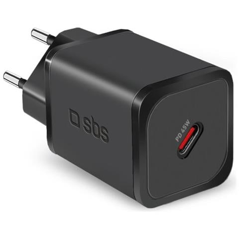 TETRGAN1C45W Caricabatterie per dispositivi mobili Cuffie, Computer portatile, Smartphone, Orologio intelligente, Tablet Nero AC Ricarica rapida Interno - Foto 1