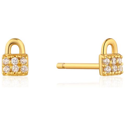Orecchini Donna Ania Haie E032-03g Argento Puro 0,5 Cm - Foto 1