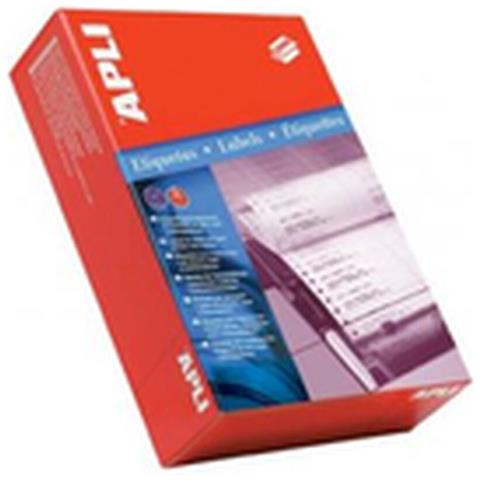 Etichette 88,9 X 36 Mm Stampante A Matrice 500 Foglie Bianco - Foto 1