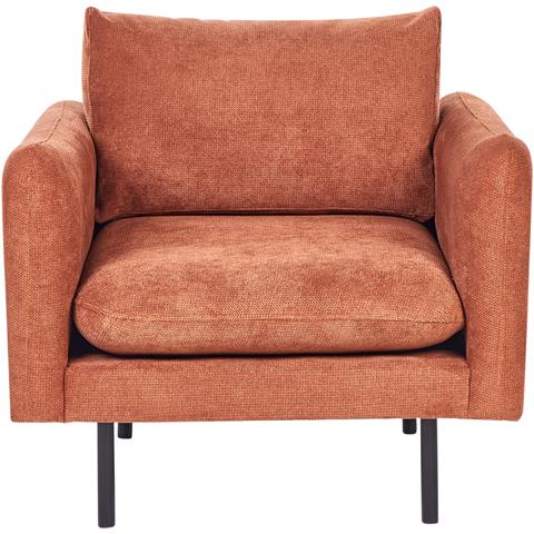 Poltrona Tessuto Marrone Dorato Vinterbro - Foto 2