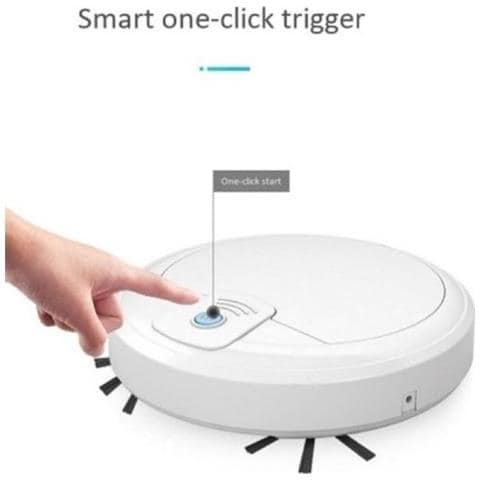 Robot 3 In 1 Spazzante Ricaricabile 3000w Pulizia Rotondo Per Stanze Casa Q-65s - Foto 5