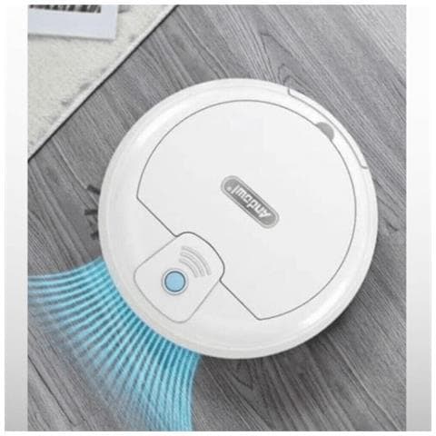 Robot 3 In 1 Spazzante Ricaricabile 3000w Pulizia Rotondo Per Stanze Casa Q-65s - Foto 1