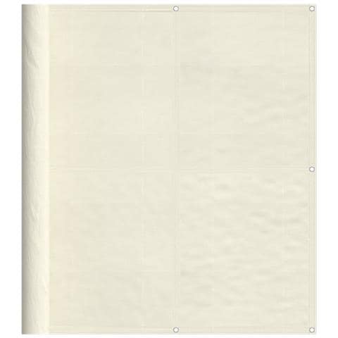 Paravento Da Balcone Crema 120x1000 Cm 100% Poliestere Oxford - Foto 2