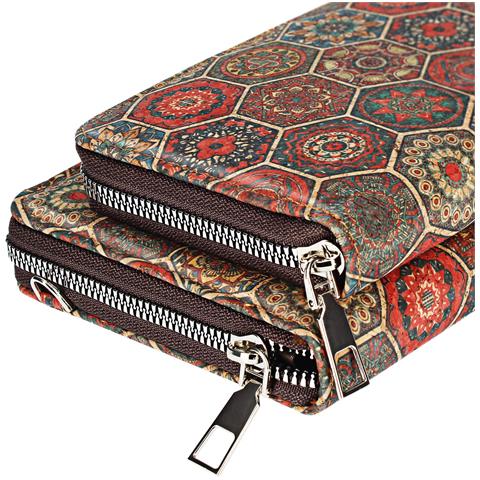 Pochette In Sughero, Collezione Corkinspire, Chiusura A Zip - Foto 2