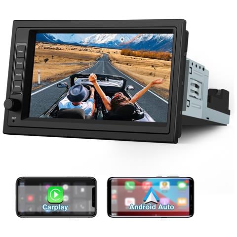 Universal Autoradio 1 Din Bluetooth Android 13 Car Radio Carplay Android Auto - Foto 1