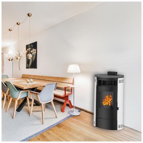 Stufa A Pellet Flavia 9,5 Bianco - Foto 2