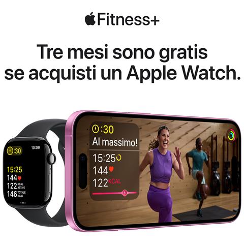 Watch Series 10 Serie 10 GPS 42mm Cassa in Alluminio color Jet Black con Nero Sport Band - M /L - Foto 2