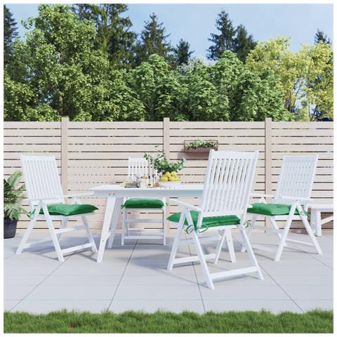Cuscini Per Pallet 4 Pz Verdi 50x50x7 Cm Tessuto Oxford - Foto 1