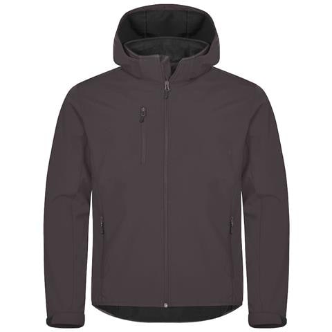 Classic Softshell Hoody Man Grigio Fumo Xxl - Foto 1