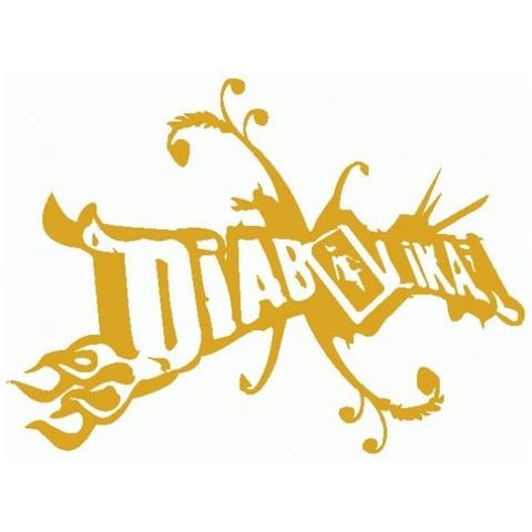 Diabolika - Adesivo Prespaziato - Colore Oro - 20cm - Foto 1