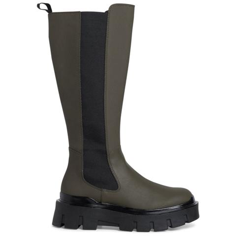 Green Casual Closed Boots Stivali Sintetico E Tessile Scarpe Donna Verde Eu 39, 1-25611-29 722 - Foto 1