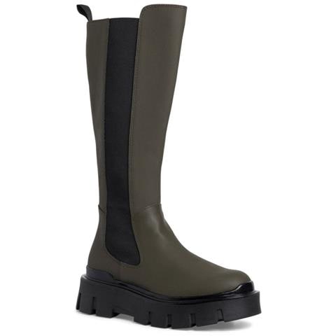 Green Casual Closed Boots Stivali Sintetico E Tessile Scarpe Donna Verde Eu 39, 1-25611-29 722 - Foto 2
