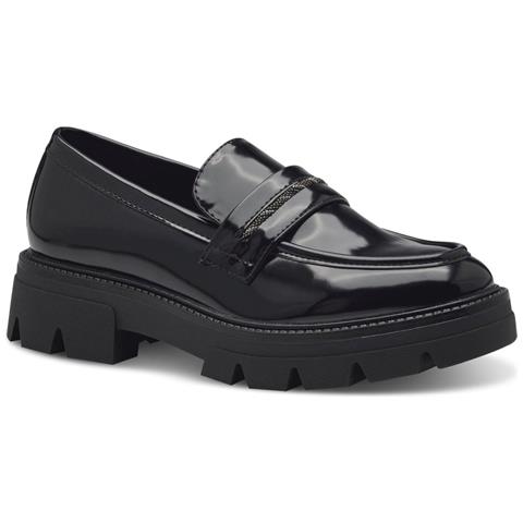 Black Elegant Closed Loafers Mocassino Sintetico E Tessile Scarpe Donna Nero Eu 39, 5-24705-41 001 - Foto 1