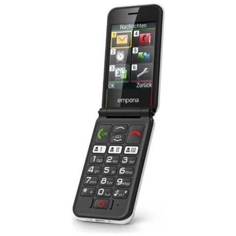 Emporia Simplicityglam 7,11 Cm (2.8"") 102 G Nero, Bianco Telefono Per Anziani - Foto 1