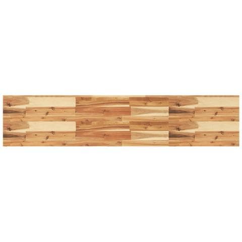 Piano Per Tavolo 120x30x4 Cm Rettangolare Legno Massello Acacia - Foto 2