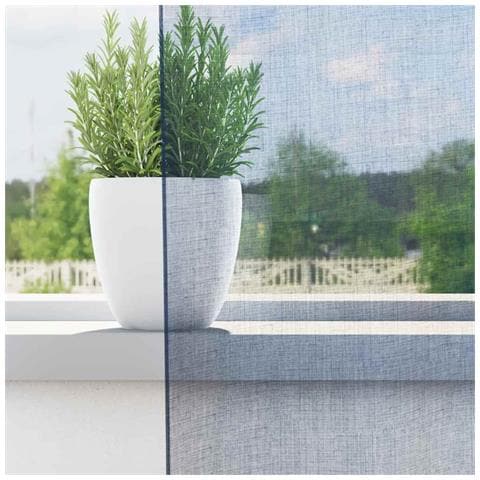 Tende In Voile Con Occhielli 2 Pz Blu Reale - Foto 3