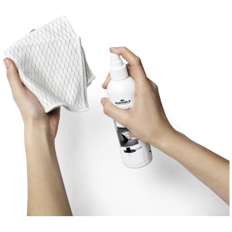 Durable 584400 Kit Per La Pulizia Telefono Cellulare/smartphone, Tablet Pc Spruzzo E Panno Asciutto Per La Pulizia Dell'apparecchiatura 25 Ml - Foto 1