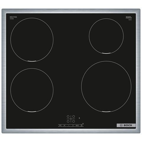 Piano Cottura PIE645BB5E a Induzione 4 Zone Cottura da 60 cm Vetroceramica Nero /Inox - Foto 1