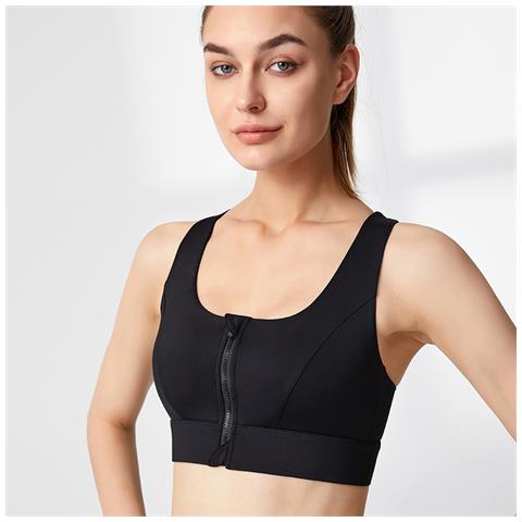 Reggiseno Sportivo Nero - Supporto Per Allenamenti Attivi L - Foto 4