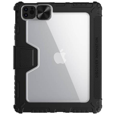 Custodia Bumper Pro Per Ipad Air 10,9“ / Pro 11” Con Copertura Per Fotocamera, Nero - Foto 3